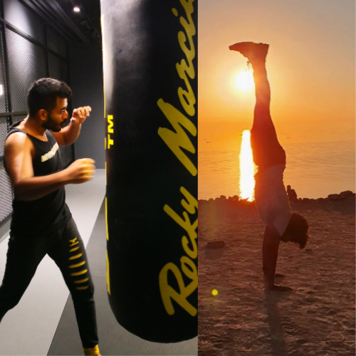 Agish Kavithil exploring various movement practices